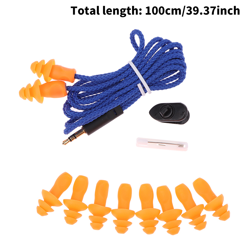 Ear Plugs Bluetooth Headset for Work, Hearing Protection, Suitable for Construction Site and Noisy Environments: Blue
