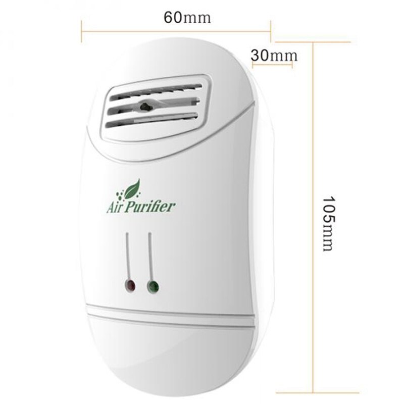Ionisator Luchtreiniger Voor Thuis Negatieve Ionen Generator Air Cleaner Verwijder Formaldehyde Rook Stof Zuivering Thuis Kamer Ontsmetten