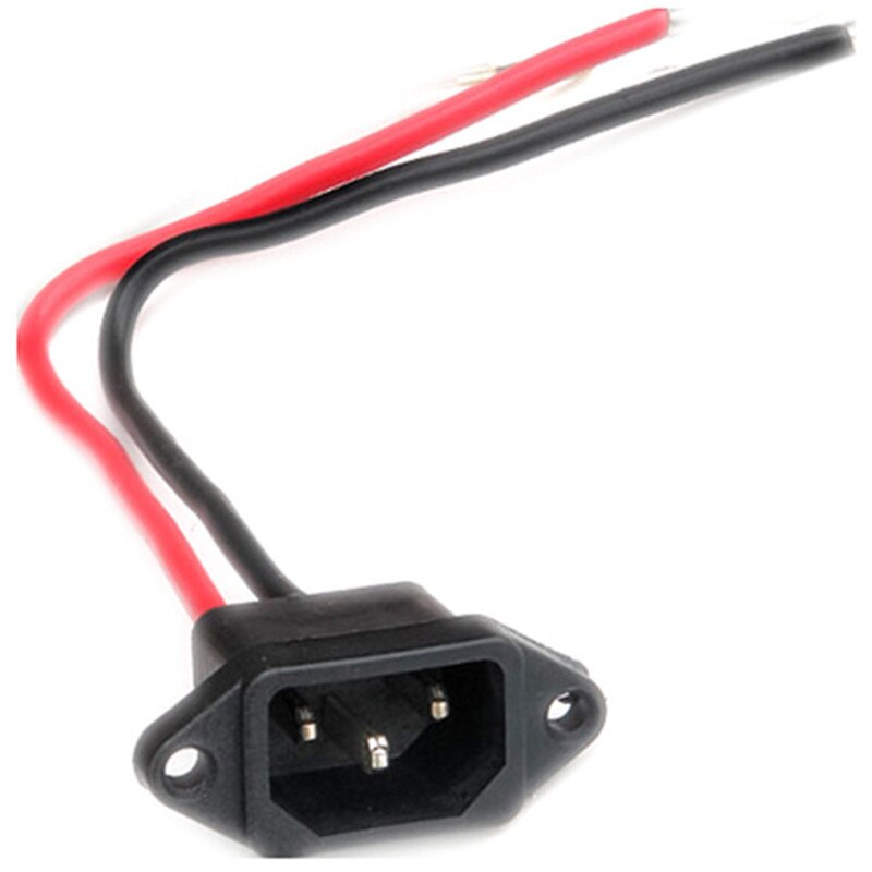 Ebike Charger Socket Opladen Plug Power Gat Stopcontact Vierkante Gat Poort Opladen Elektrische Verbouwen Accessoires Wrie 20Cm