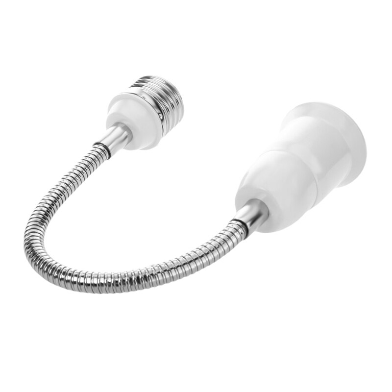 Light Lamp Bulb Socket E27 Flexible Gooseneck Extender Adapter