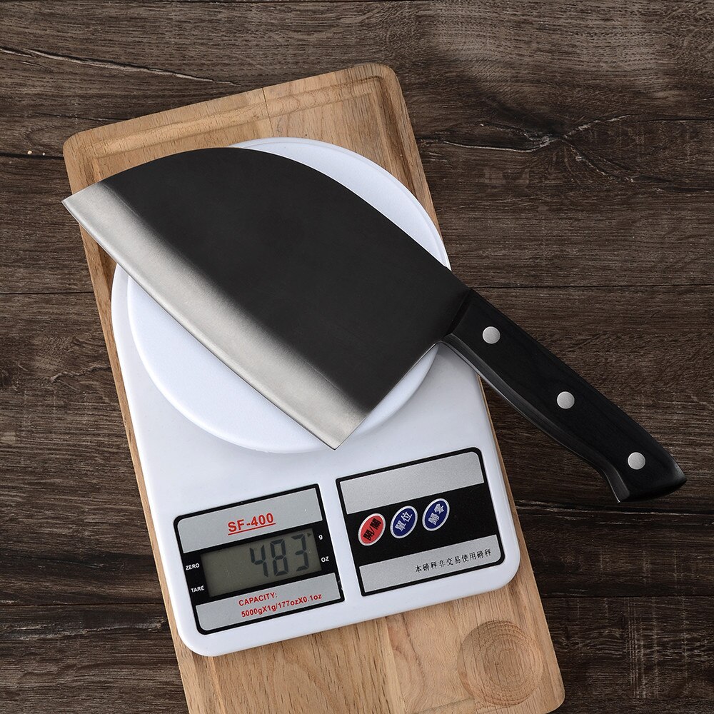 Damask Full Tang Chef Knife Handmade Forged High Carbon Clad Steel Kitchen Chinese Cleaver Filleting Slicing Butcher Cooking Set