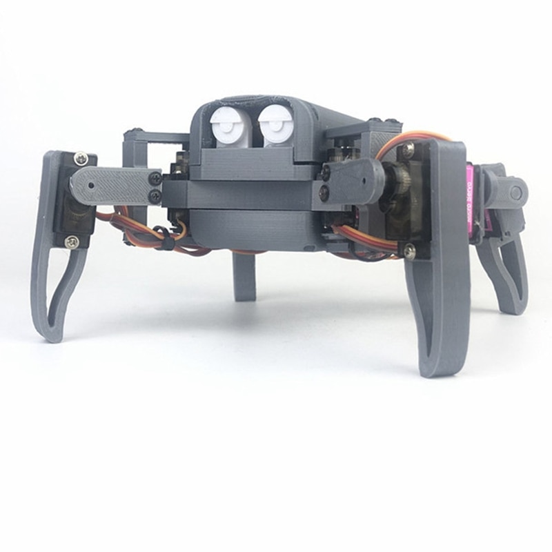 Robot araña de cuatro patas Mg90S Kit fabricante de educación WIFI puede Control de teléfono