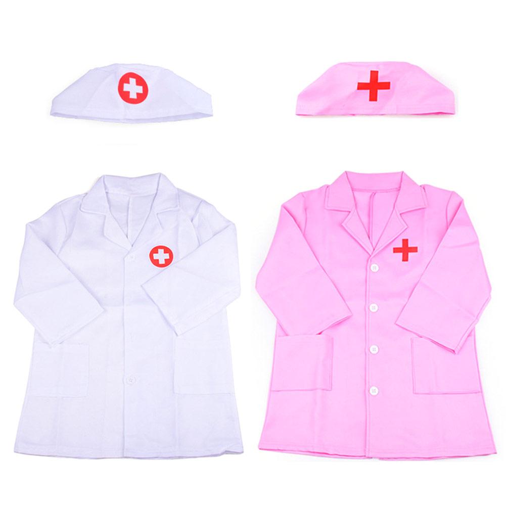 Tenue enfant jeu de rôle deguisement docteur salopette robe blanche uniforme infirmier