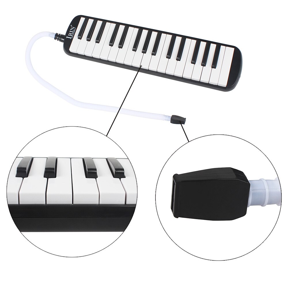 Durable 32 Piano Keys Melodica Musical Instrument for Music Lovers Beginners with Carrying Bag Exquisite Workmanship