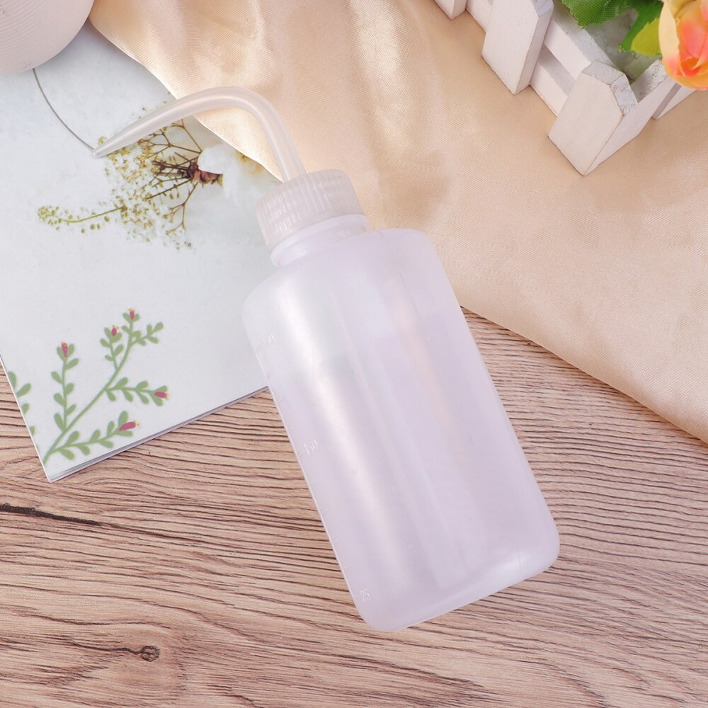 250ml Ink Empty Bottle Long Mouth Pigment Storage Container Squeeze Cap Bottles