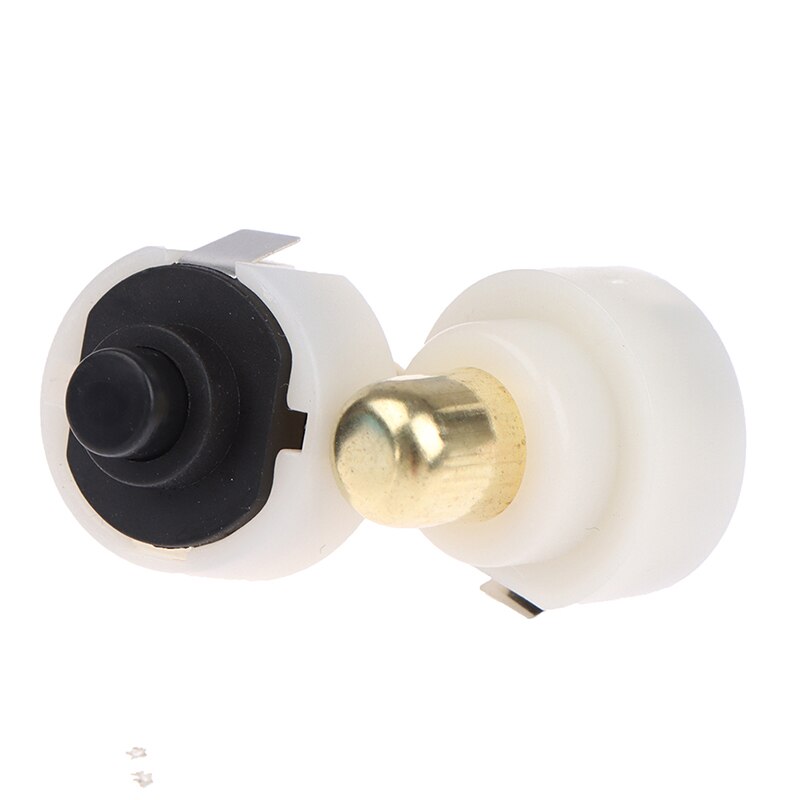 2Pcs 20mm LED Flashlight Push Button Switch ON/ OFF Electric Torch Tail Switch