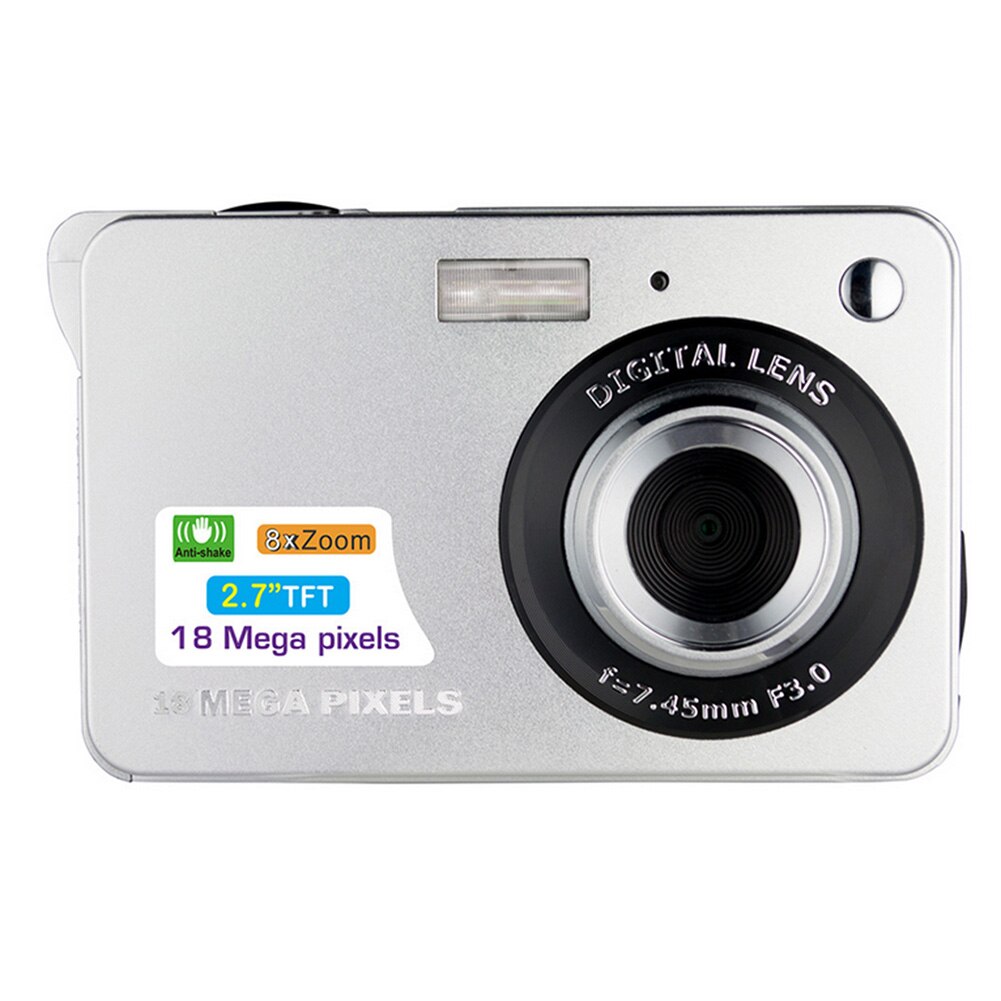 2.7 Inch Tft Lcd 18MP Digitale Camera 8x Zoom Anti-Shake Foto Video Camcorder Digitale Camera Originele Camera Optische