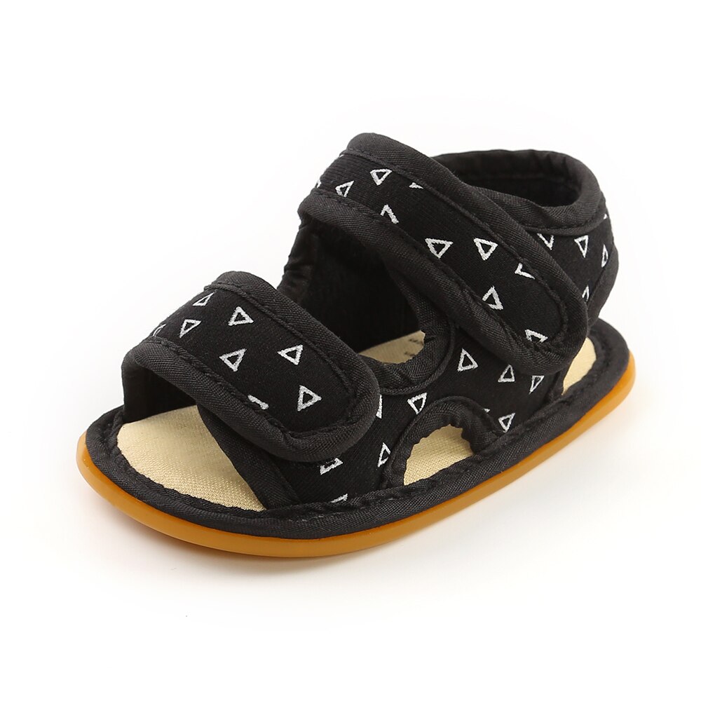 Sandales bébé enfant en bas âge garçons sandales à fond souple bébé garçon chaussures pour 1 an sandales pour bébé filles: triangle / Heel to Toe 12cm