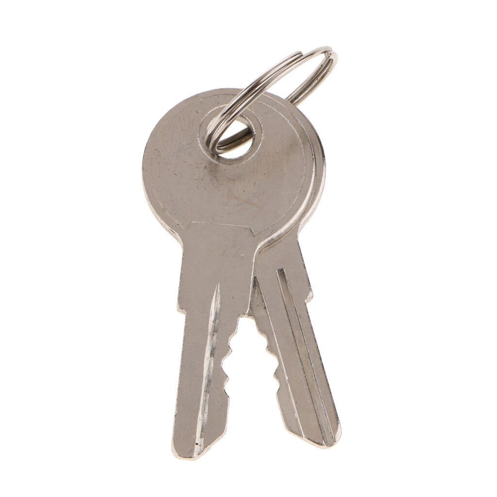 Universal Car Auto Ignition Key Starter Switch Lock Cylinder 2 Position W/ 2 Key