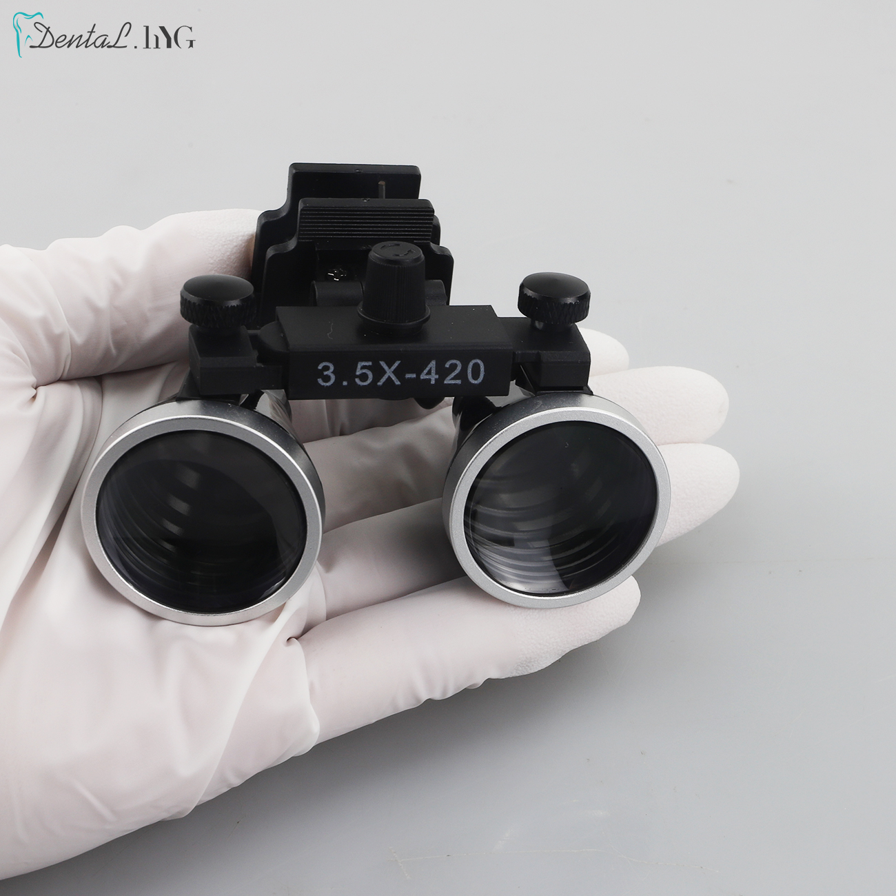 Dental Loupes Accessories 2.5X 3.5X Coated Optical Lens With Clip Magnifying Glass Galilean Binocular Dental Magnifier