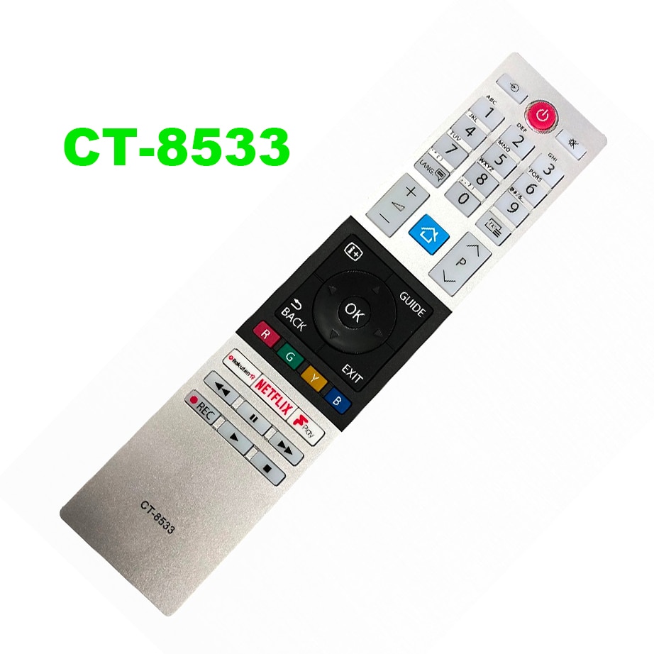 Erstatning for toshiba led hdtv tv fjernkontroll ct -8533 ct-8543 ct-8528