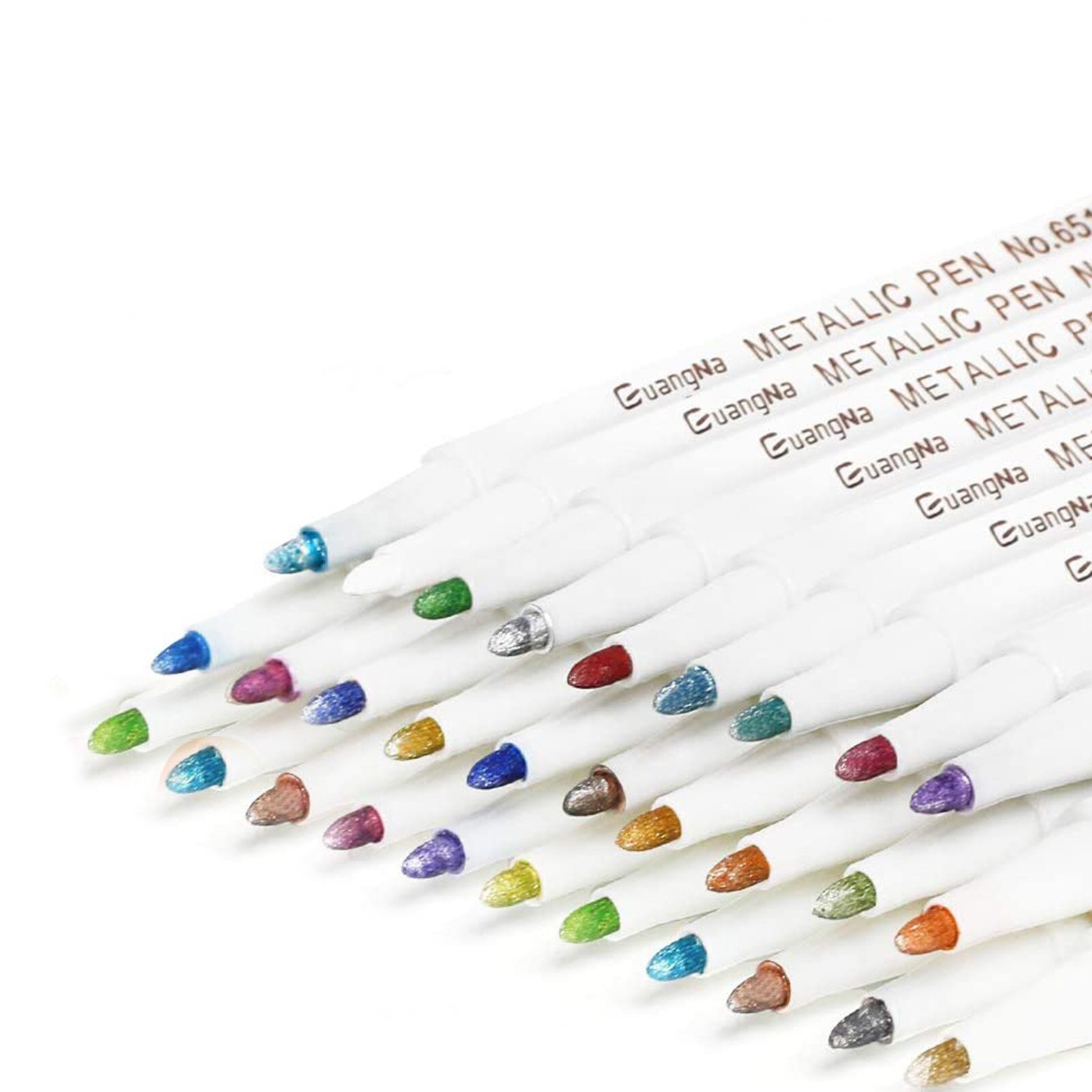 Diy Fotoalbum Metallic Kleur Pen 10/12/15/20/30-Kleur Graffiti Marker Pen Sneldrogend verf Pen Voor Card Ambachten Lbs