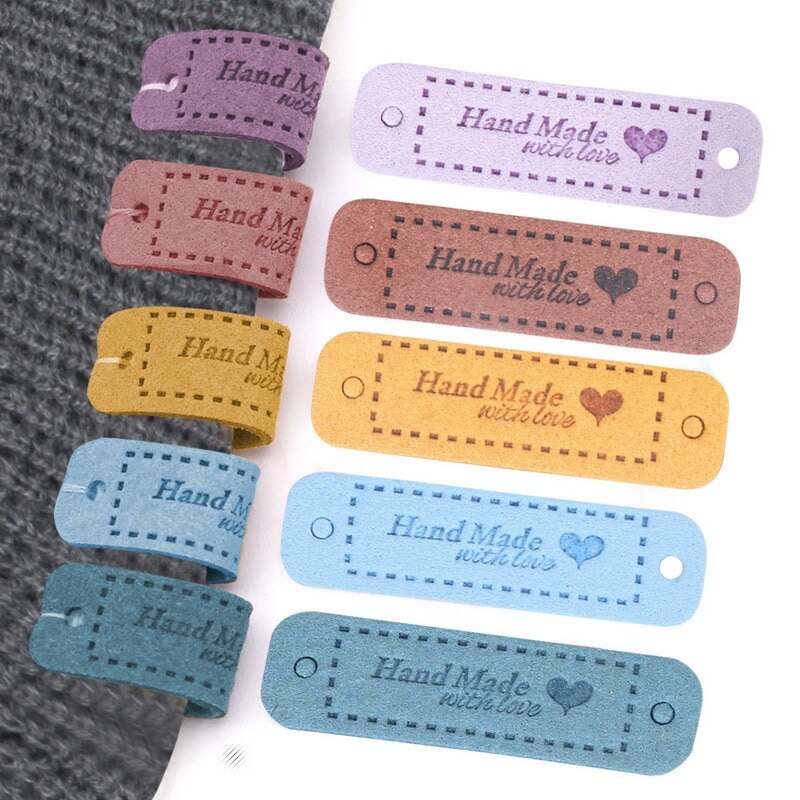 20Pcs Hand Gemaakt Met Liefde Labels Tag Voor Kled... – Grandado