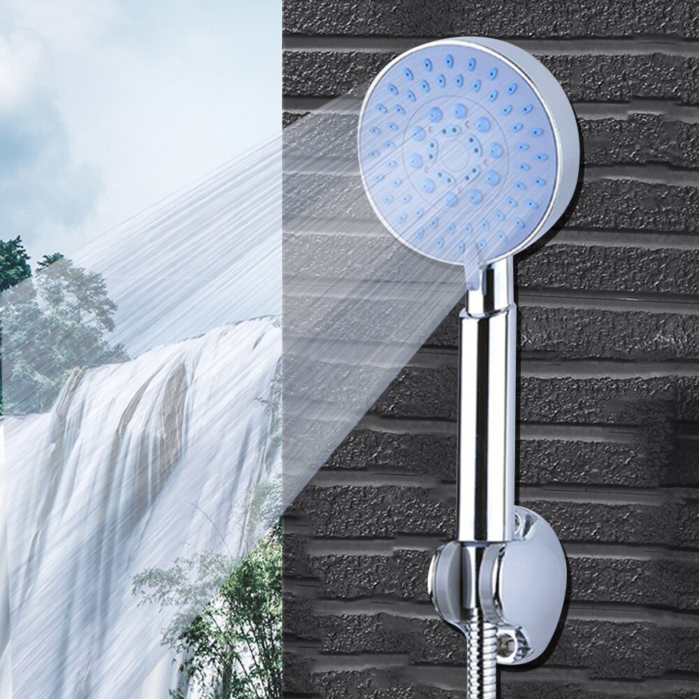 Handheld Shower Head 5 Spray Settings Massage Spa Detachable with Hose & Holder