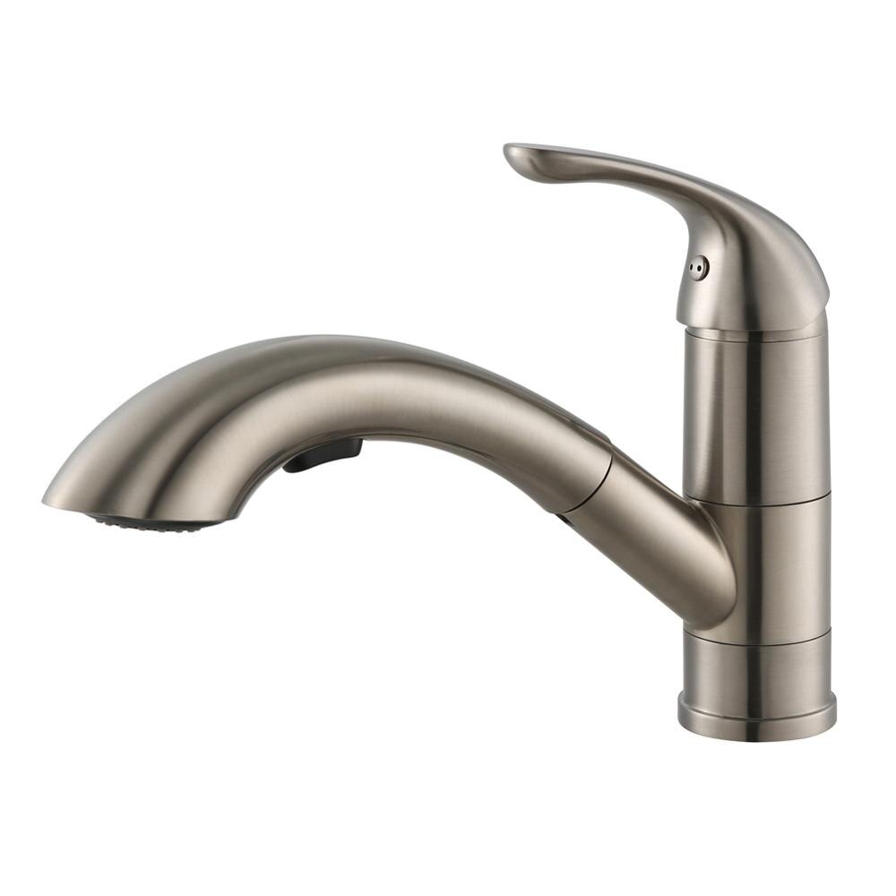 Shuielin Universele Vervanging Sproeier Pull Out Spray Head Voor Aanrecht Pull-Down Kraan In Geborsteld Nikkel