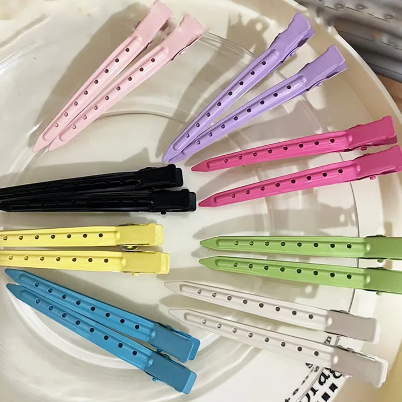 Pinces à cheveux professionnelles en métal pour Salon, 1 à 10 pièces, outils de coiffure, bricolage, épingles à cheveux, Barrettes, accessoires pour couvre-chef