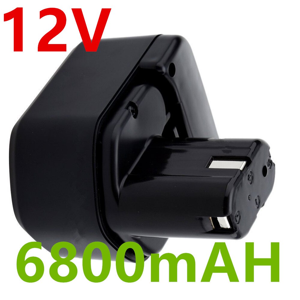 Batería recargable para Hitachi EB1214S DS12DVF3, 12V, 6,8 Ah, Ni-MH, batería de taladro inalámbrica, EB1212S, EB1220BL, EB1, 2 uds.