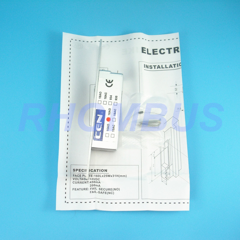 FCL-16AC possesso forza 1800Kg per porte in legno 2 tipi di alimentazione spento APERTO in acciaio inox Elettrico colpisce di Blocco