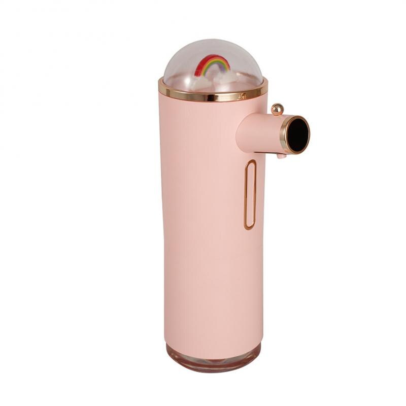 Dispensador de jabón inteligente, espuma de inducción recargable para lavar, sin contacto, para cocina, Hotel, accesorios para mejorar el hogar, herramientas: pink
