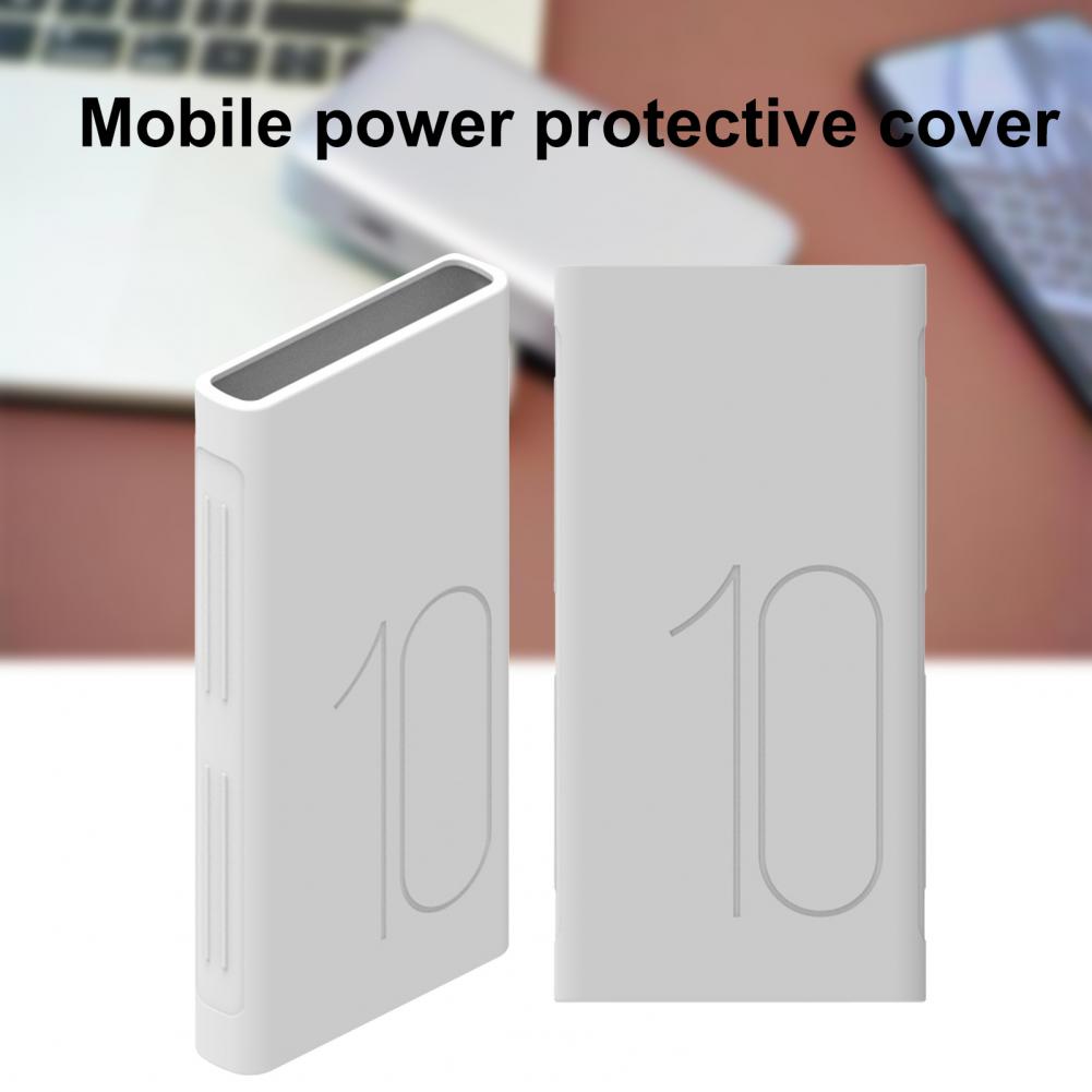 Niet-Giftige Siliconen Power Bank Beschermhoes Pouch Opbergtas Draagtas Voor Huawei Glory 10000Mah Power Bank AP09Q/S