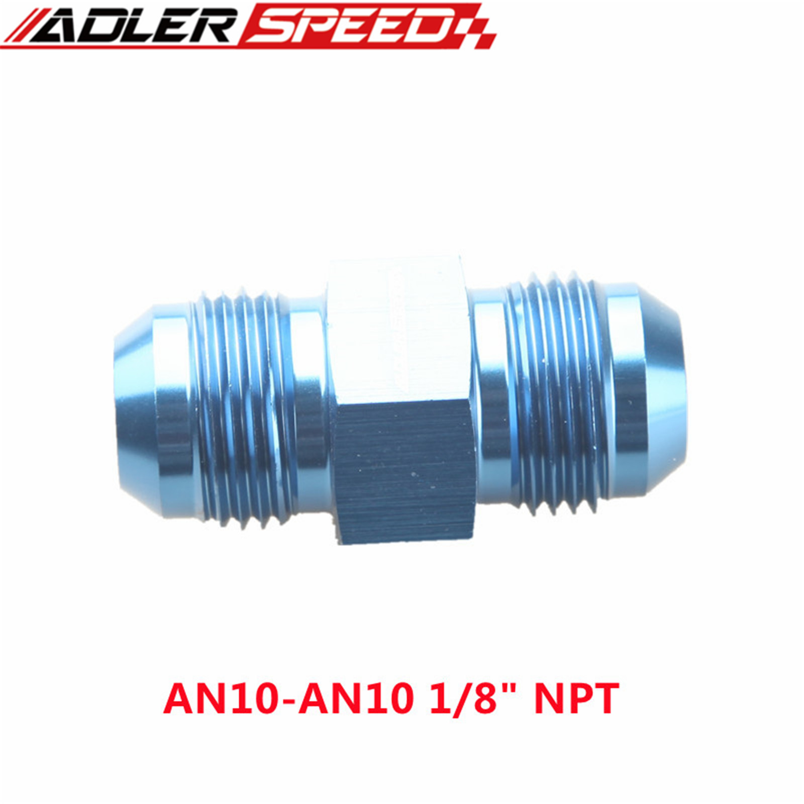 An4 an6 an8 an10 hane till hona 1/8 " npt mätare/sensor sidoportsadapter oljebränslekoppling slangände: Guld-