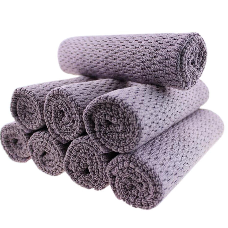 Mikrofiber rengöringsduk luddfri högabsorberande universaldamm och smutsig rengöringshandduk köksdisktrasa 40*40cm