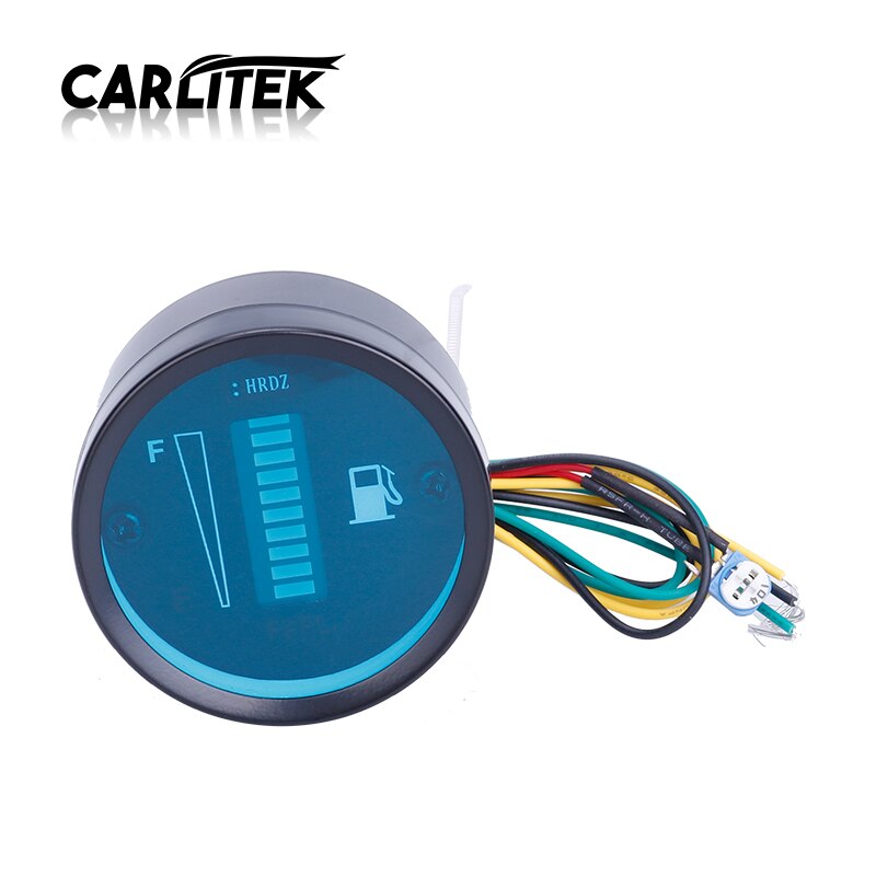 CARLitek LED Digitale Display 2 "52mm Diameter Universele Brandstof Niveau Meter Gauge Voor Auto Of Motor DC12V
