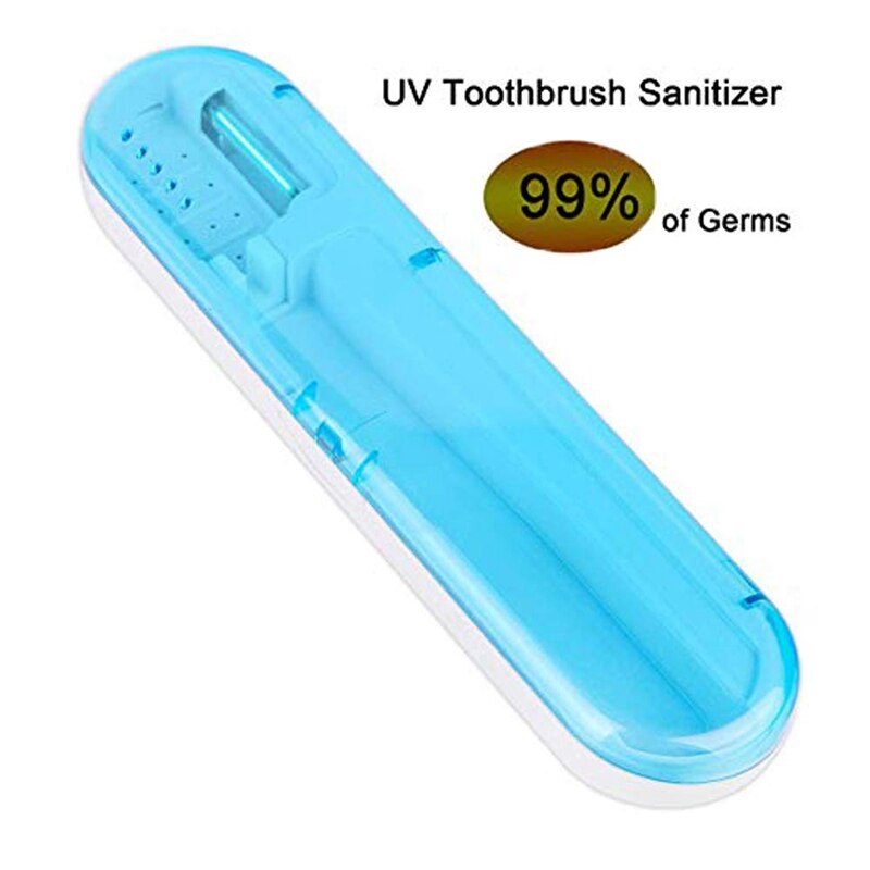Portable Uv Tandenborstel Sterilisator Elektrische Tandenborstel Voor Reizen/Business/Home Steriliseren Effect Tot 99.9%