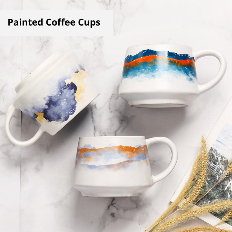350ml creativa tazas de café de cerámica caja de Oficina hogar tazas de café de la taza de té de porcelana tazas para beber agua