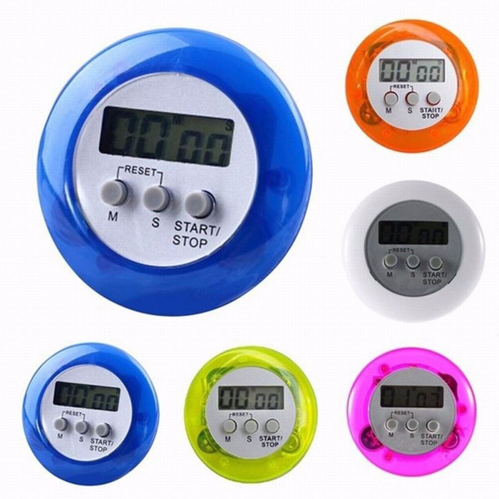 Digital Screen Kitchen Timer Large Display Digital Timer Square Cooking Count Up Countdown Alarm Clock Sleep Stopwatch Clock