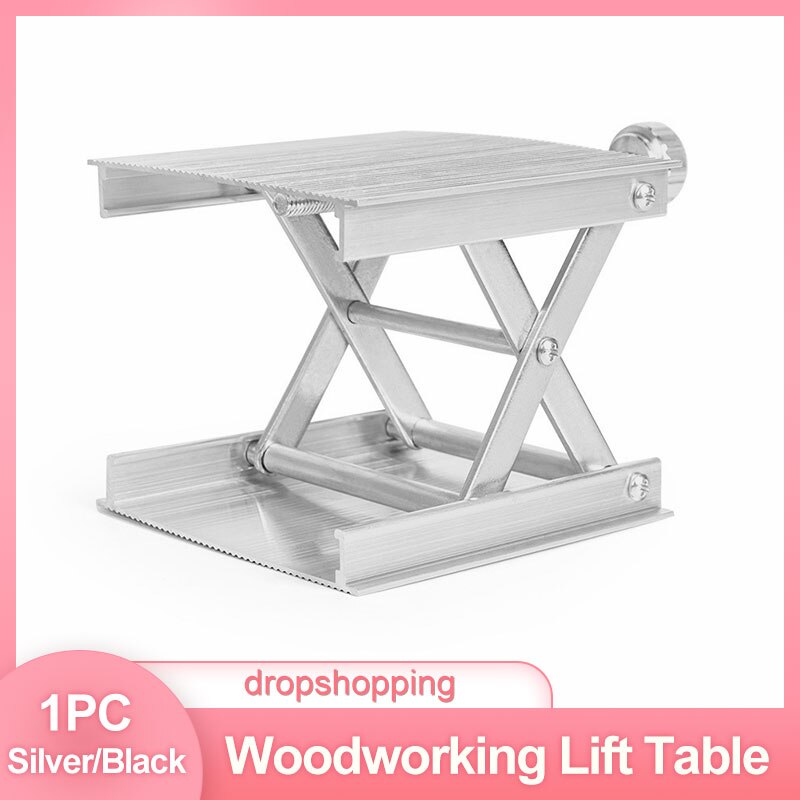 Aluminum Router Lift Table Woodworking Engraving Spirit Level Lifting Stand Construction Level Woodworking Tools