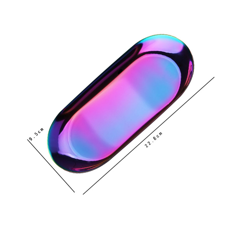 Styl skandynawski złoty talerz ze stali nierdzewnej talerzyk deserowy nakrętka ciasto owocowe taca przekąska wózek kuchenny Zachodni stek wózek kuchenny: kolorowy-L