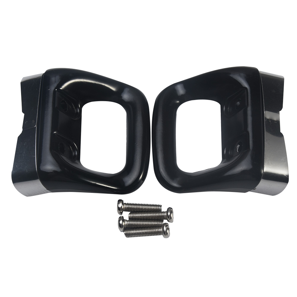 2 Stuks Dubbele Gat Pan Ergonomische Keuken Tool Vervanging Accessoires Demontabel Anti Brandwonden Bakeliet Grip Zwart Pot Handvat