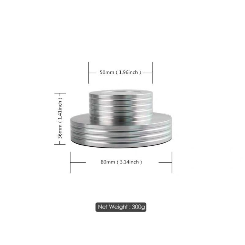 Aluminium Record Stabilizer Draaitafel Bubble Niveau Lp Vinyl Disc Stabilizer