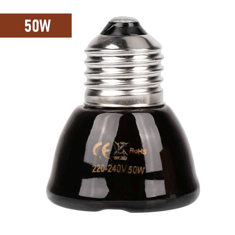 1 Stücke 75mm/45mm Reptil Haustier Keramik Heizlampe Kein Licht Ferninfrarot Heizlampe Schildkröte Schlange Eidechse Haustier KüKen Lampe 220-240v: Orange