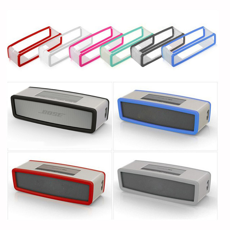 2024 tragbare Silikonhülle für Bose SoundLink Mini 1 2 Bluetooth-Lautsprecher, Anti-Schutzhülle, Hautbox, Lautsprecher, Tasche