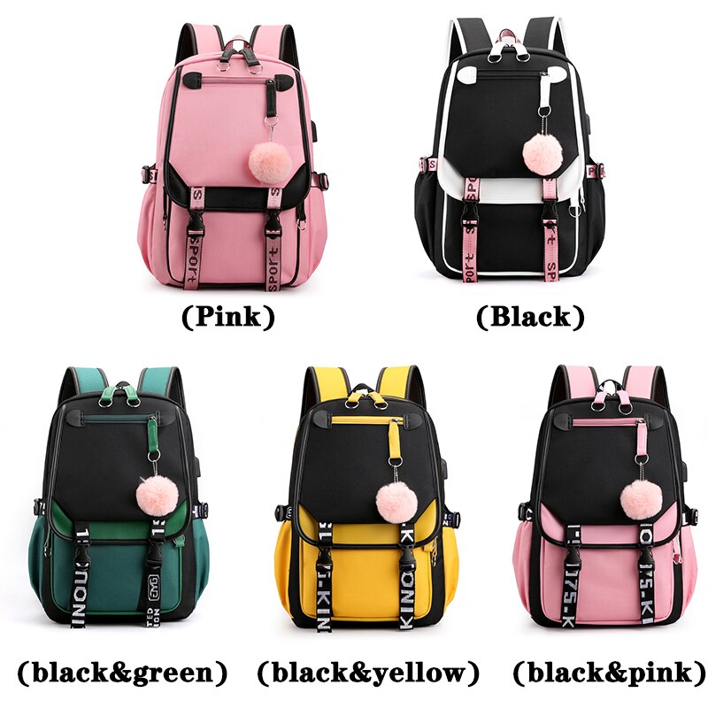 Schoolmeisje Schooltas Outdoor Leisure Vrouwen Rugzak Koreaanse Versie Leuke Laptop Anti Diefstal Rugzak