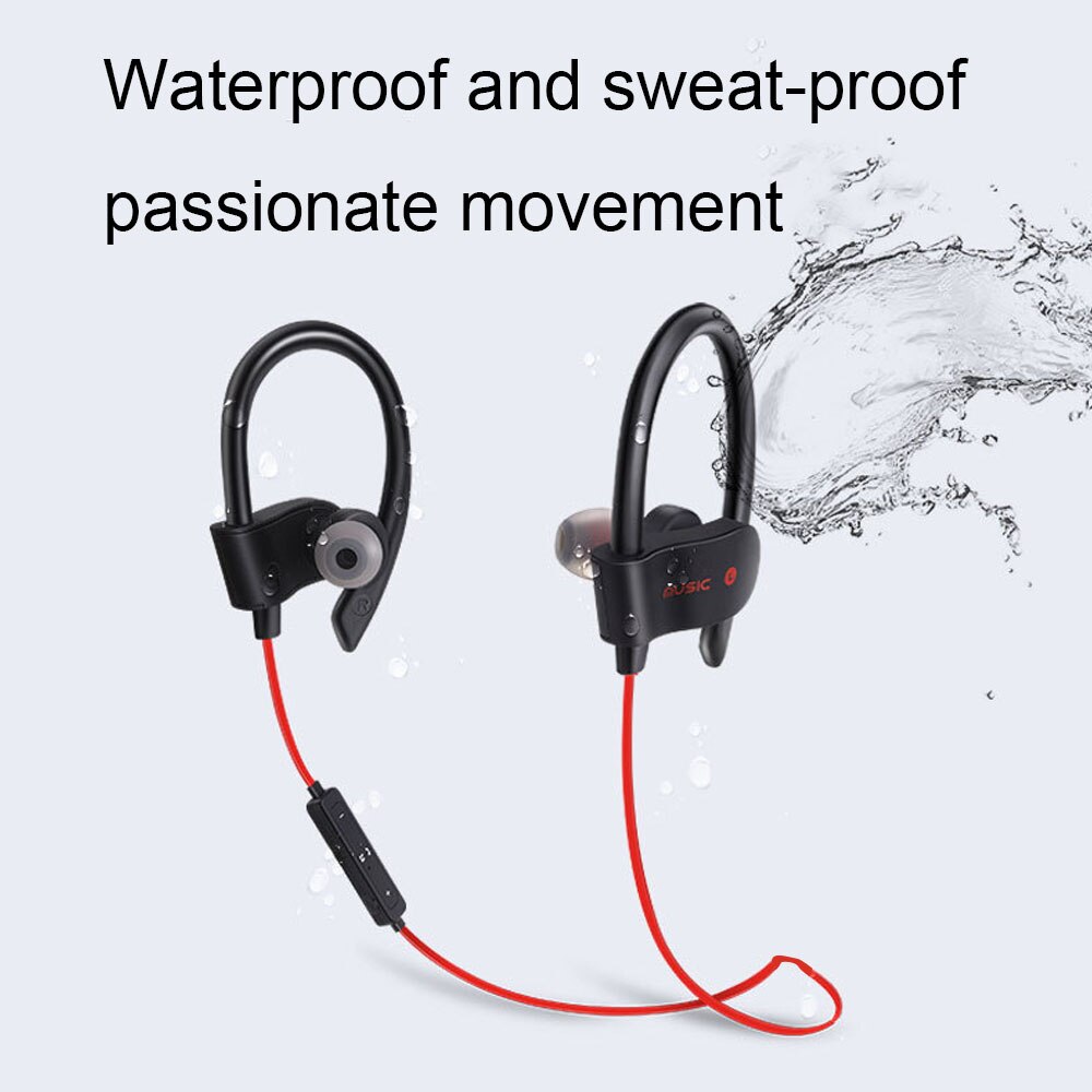 558 Bluetooth Hoofdtelefoon Oorhaakje Oordopjes Stereo Bluetooth Headset Draadloze Sport Oortelefoon Handsfree Met Microfoon Voor Alle Smart Phone
