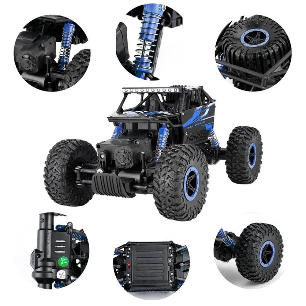 1:18 pełną skalę 4WD pilota zdalnego sterowania 2.4GHz wspinaczka