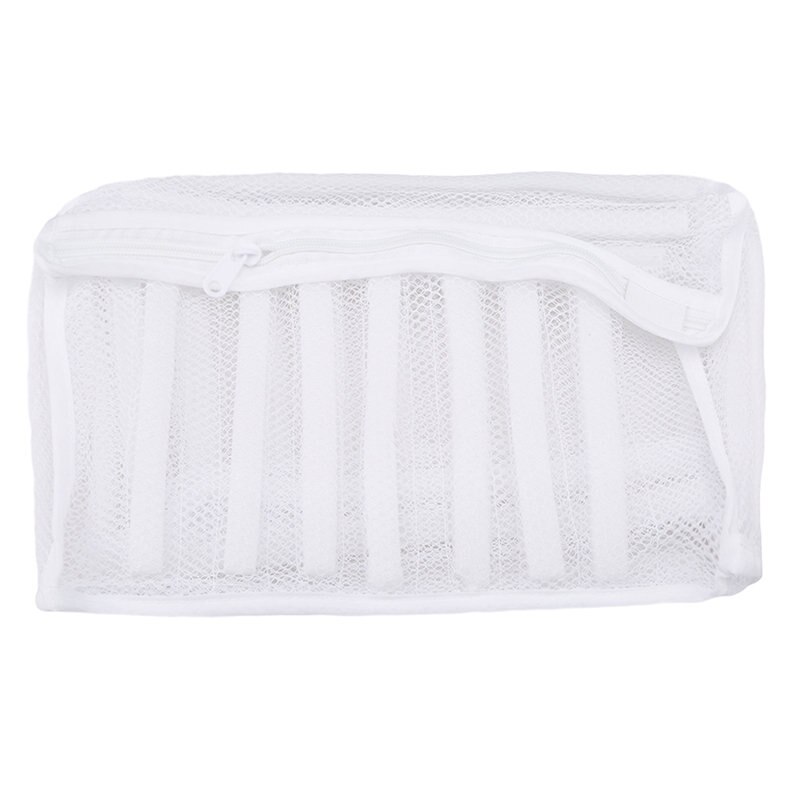 White Padded Laundry Net Wash Bag For Protecting Trainers And Shoes In The Washing Machine Shoes Washing And Drying Bag