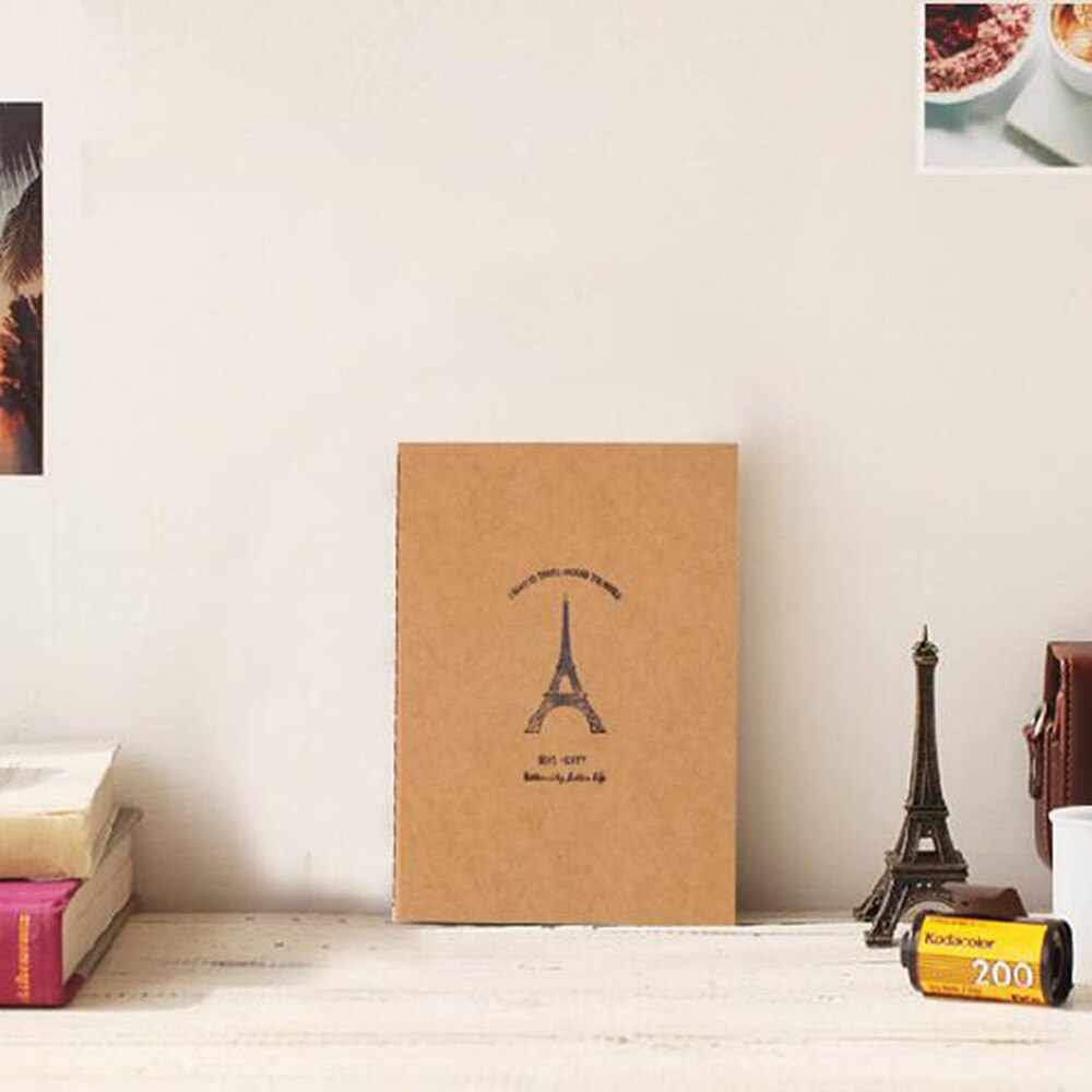 12 Pcs Kraft Paper Notebook Homework Notebook Student Exercise Book Soft Cover A5 Notebook (Random Pattern)