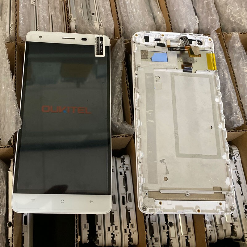 LCD Display For Oukitel K6000 LCD Display Screen With Touch Screen Assembly With Frame For Oukitel K6000 Replament Dipslay LCD