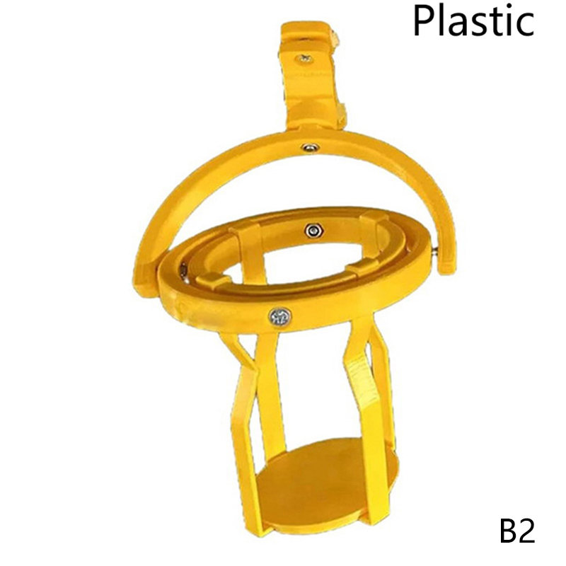 Gyroscopic Cup Holder 3D Printed Motorcycle Drink Holder No Spill Self Leveling Cup Holder Clamp Adjustable Hanging Cup Holder: Yellow