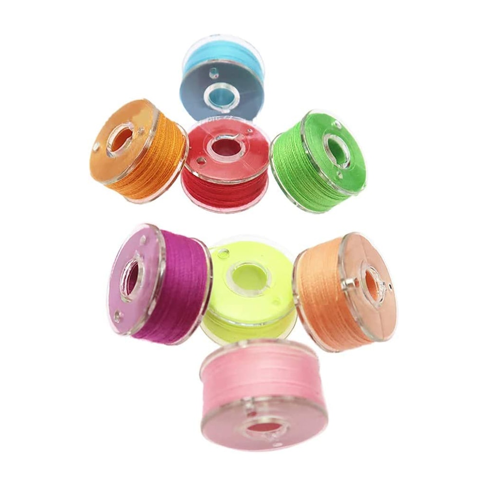 Hilo de coser con caja de almacenamiento Kit de costura de hilo para mano y máquina de coser