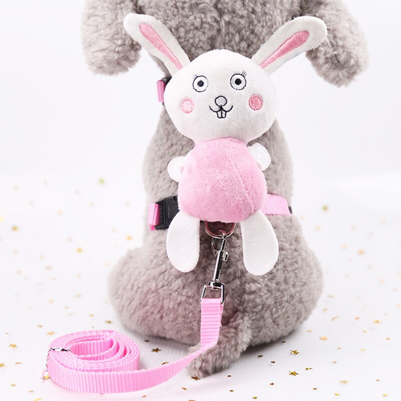 Chien laisses Hamesses fournitures animaux accessoires harnais accessoires ange poitrine dos Traction corde dessin animé poupée: 1 / S(2-4kg)
