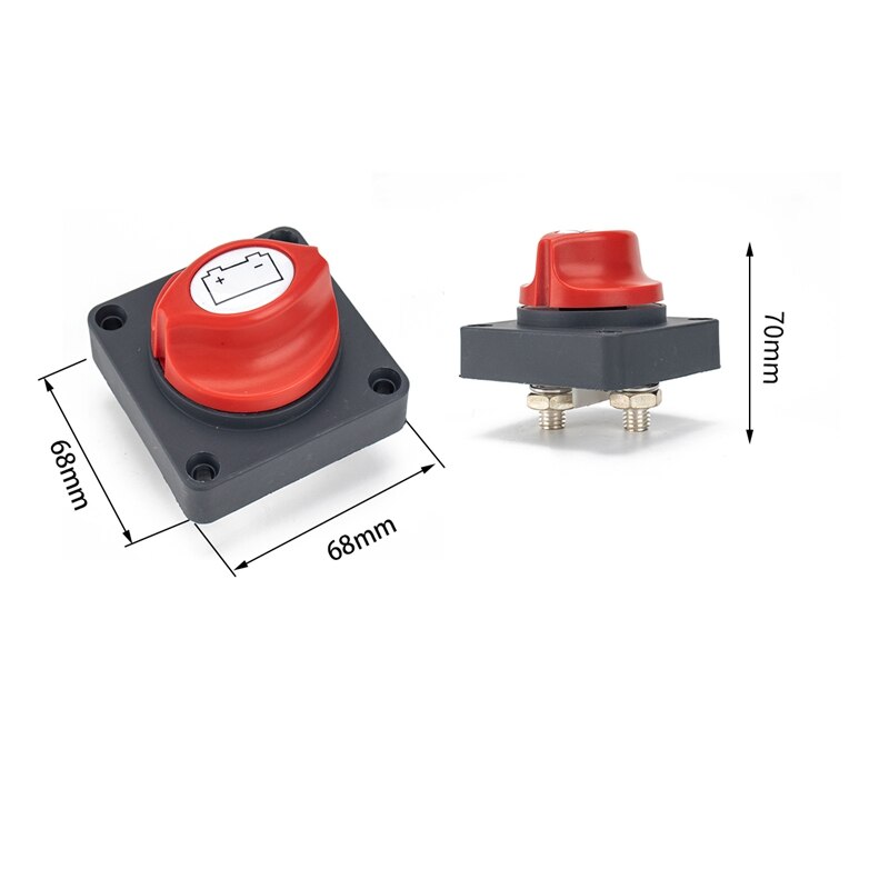 Battery Switch 12V-60V 100A-300A Car Auto RV Marine Boat Battery Selector Isolator Disconnect Rotary Switch