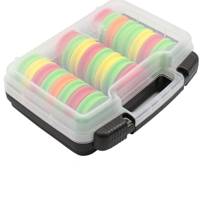 Bobines de pêche et gréement, 24 pièces, en mousse, éponge, Combo pour chef de ligne, organisateur, accessoires de rangement