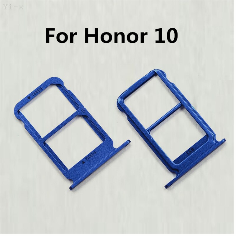 SIM Kaart Houder Voor Huawei Honor 10 Honor10 Sim card Slot Lade Vervangende onderdelen