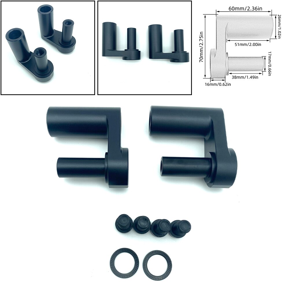 REALZION Motorcycle Adjustable Handlebar Riser Kit 1.625" For BMW R1200RT R1250 R1200 RT R1250RT