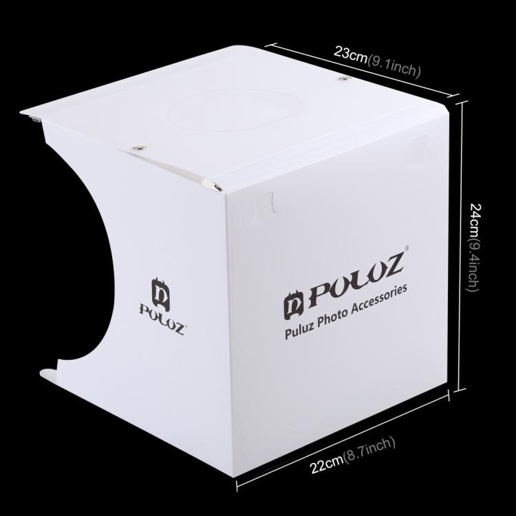 20*20cm 8 mini dobrável estúdio difusa caixa de luz suave com luz led preto branco fotografia fundo photo studio box